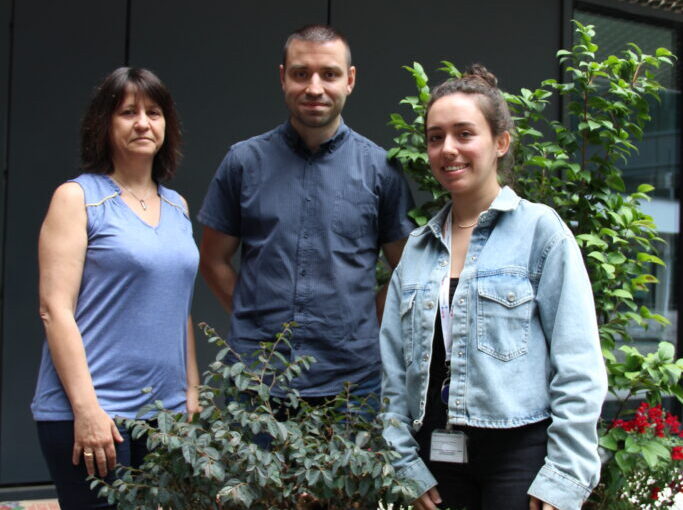 Xavier Broutin en compagnie de fabienne Meggetto et elissa Andraos